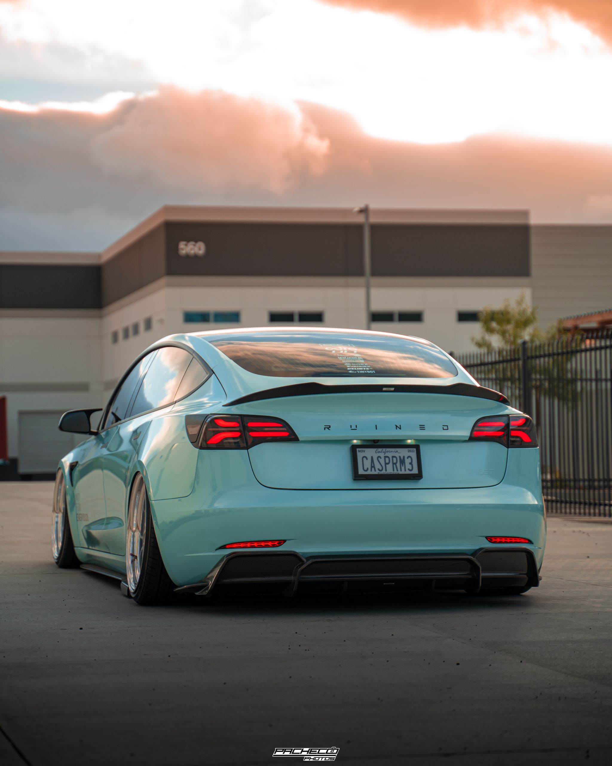 Tesla Model 3 Carbon Fiber Rear Spoiler V2 – ADRO Inc