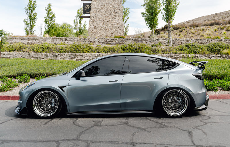 Tesla Model Y AT-S Carbon Fiber Swan Neck Wing - ADRO 