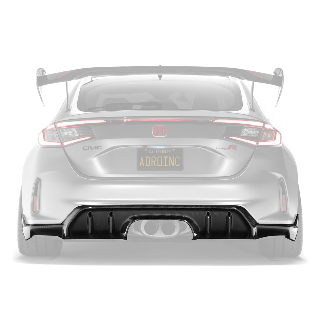 civic type r fl5 rear diffuser