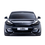 Tesla Model 3 Carbon Fiber Front Lip V2 - ADRO 