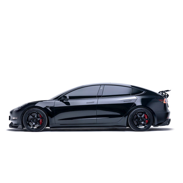 Tesla Model 3 Carbon Fiber Side Skirt V2 - ADRO 