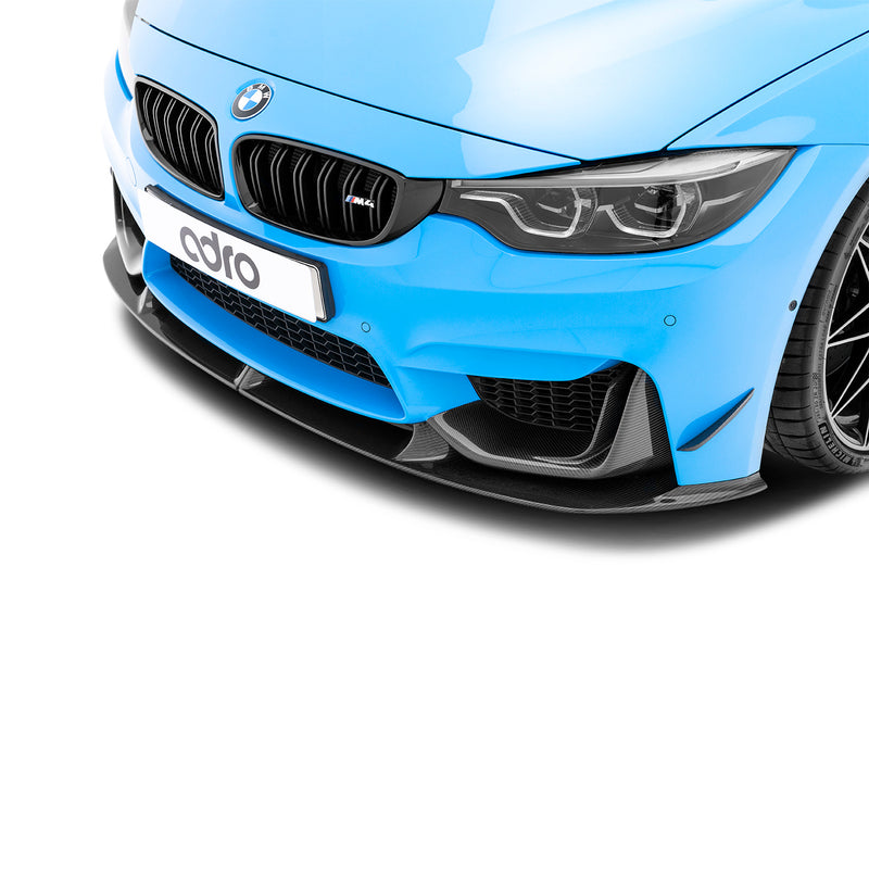 BMW M3 F80 & M4 F82 Carbon Fiber Front Lip - ADRO 