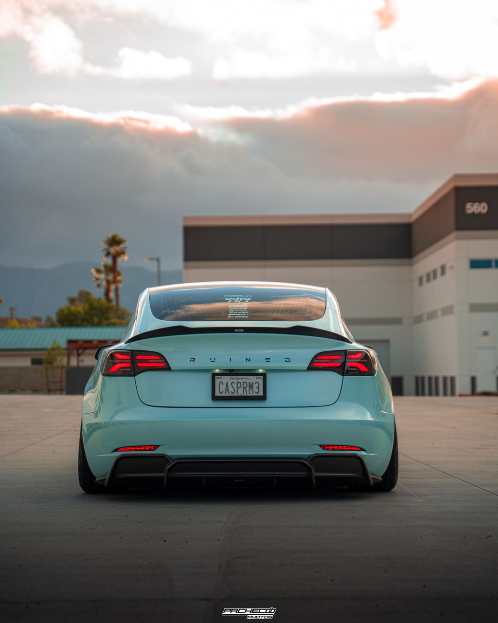 Tesla Model Y Carbon Fiber OE Style Trunk Spoiler