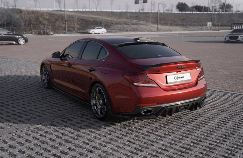 Genesis G70 Carbon Fiber Trunk Spoiler V2 - ADRO 