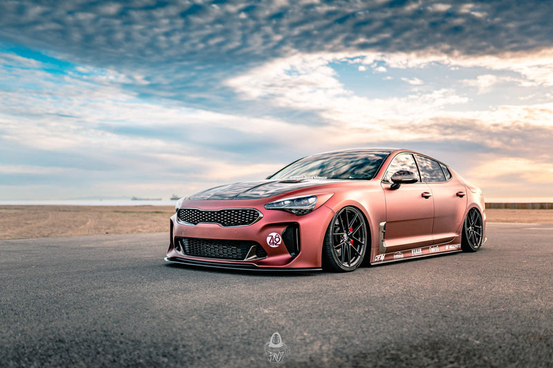 Kia Stinger Carbon Fiber Front Lip V1 - ADRO 